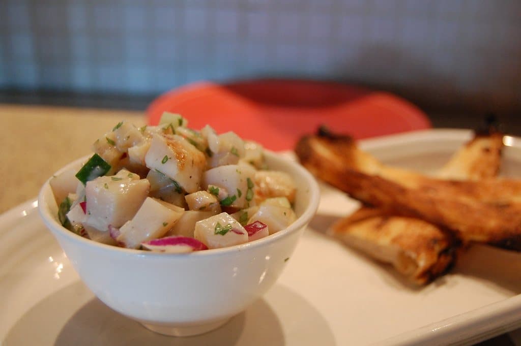 Ceviche, tico style