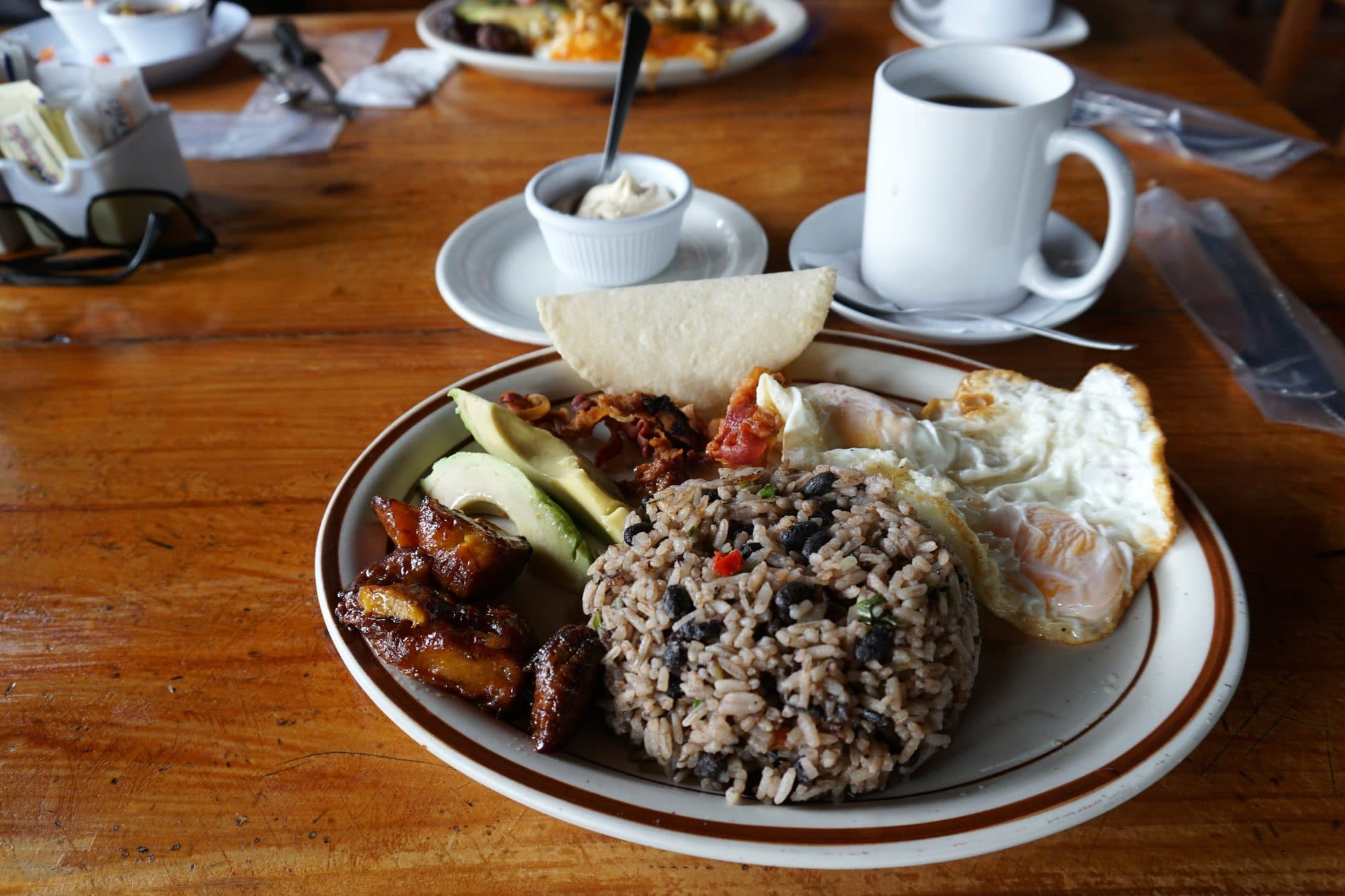 Costa Rican breakfast